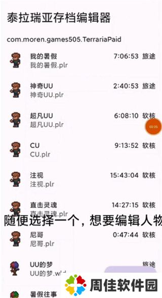 泰拉瑞亚存档编辑器手机版怎么用1